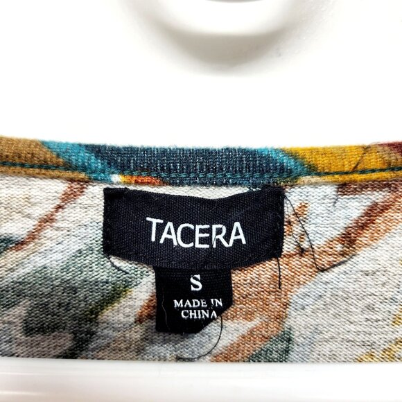 Tacera Womens Houndstooth tuning Dress With Bell Sleeves Multicolor Size S - Picture 2 of 12